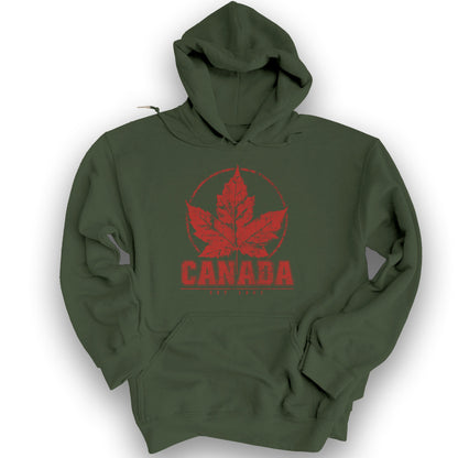 Canada Est. 1867 Hoodie - Military Green