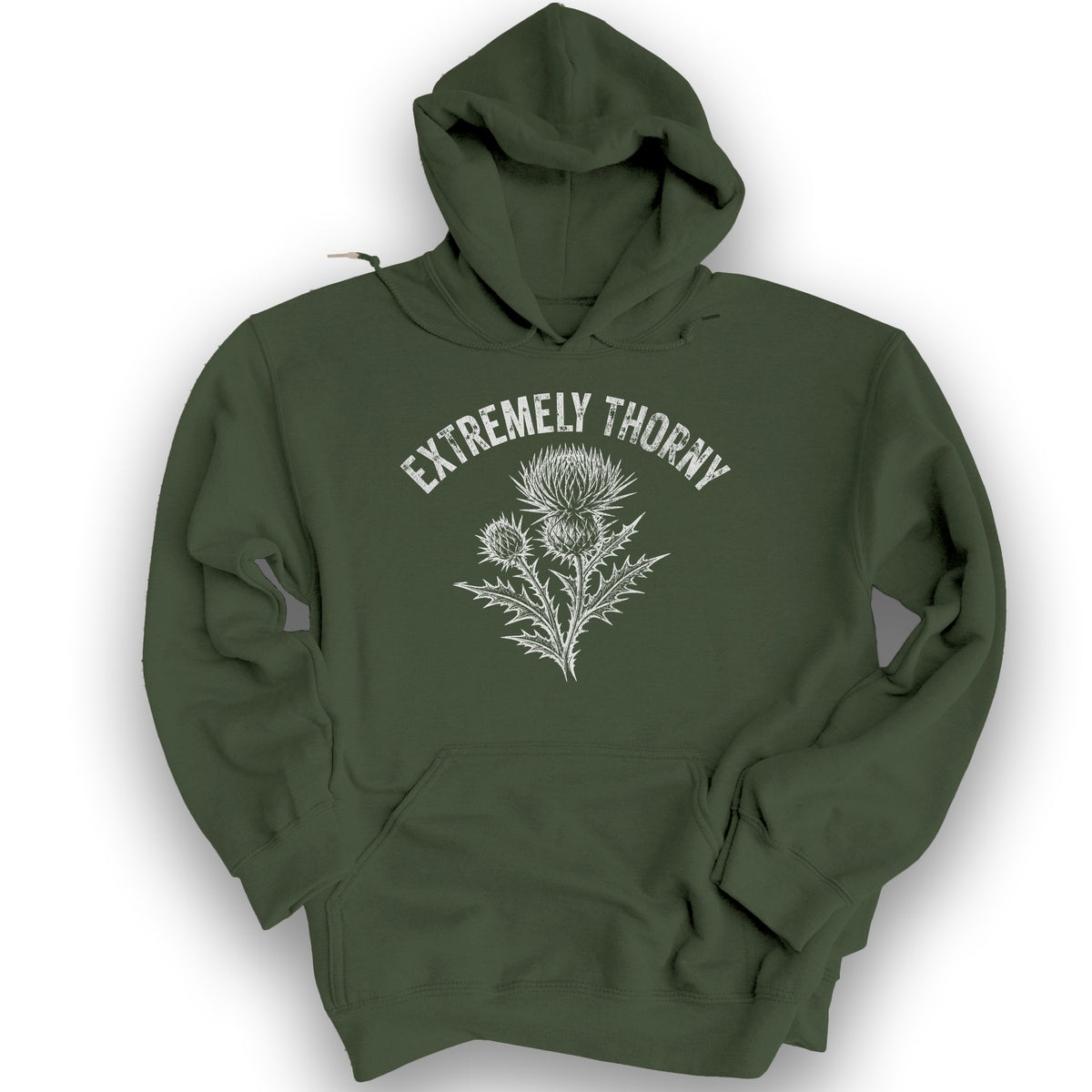 Extremely Thorny Hoodie - Military Green