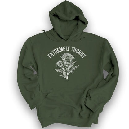 Extremely Thorny Hoodie - Military Green