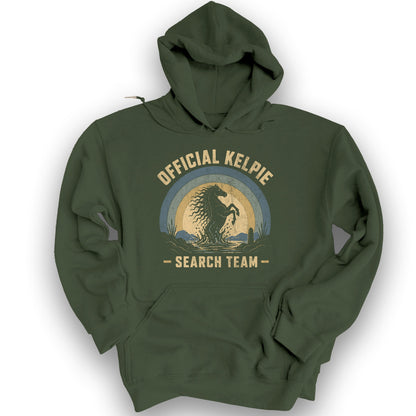 Kelpie Search Team Hoodie - Military Green