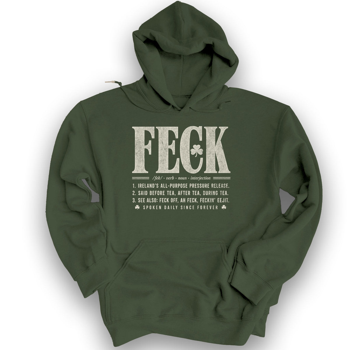 Feck Definition Hoodie - Military Green