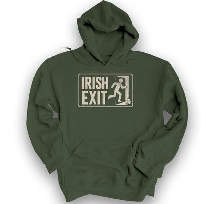 Irish Exit Hoodie - Military Green