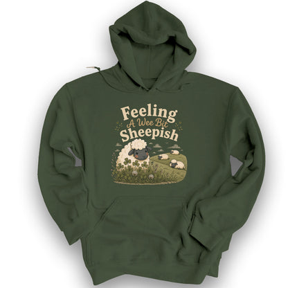 Wee Bit Sheepish Hoodie - Military Green