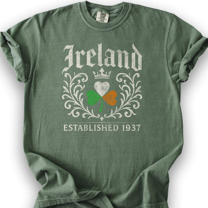 Ireland Regal Shamrock T-Shirt - Moss