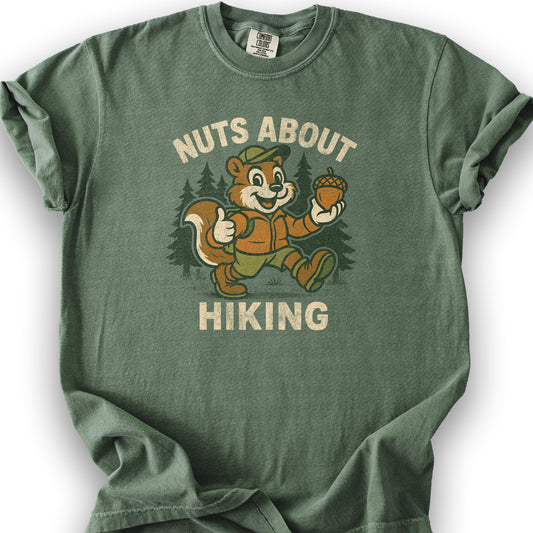 Nuts About Hiking T-Shirt - Moss