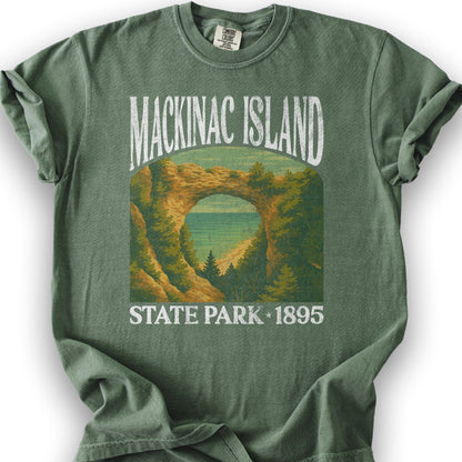 Mackinac Island State Park "Big and Bold" T-Shirt - Moss