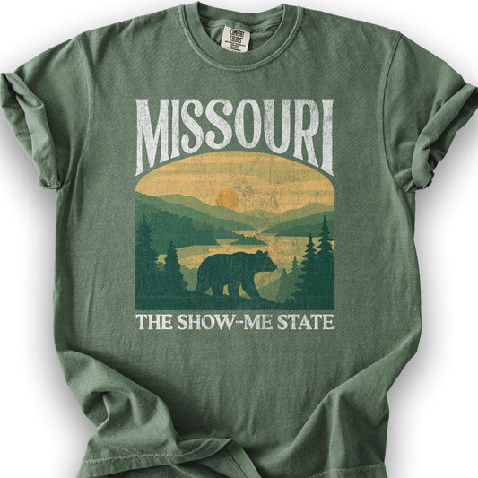 Missouri "Big and Bold" T-Shirt - Moss