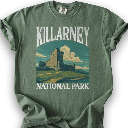 Killarney National Park "Big and Bold" T-Shirt - Moss