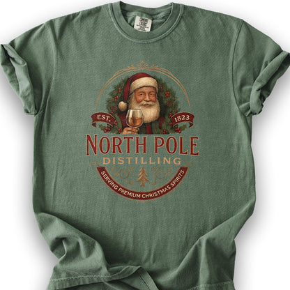 North Pole Distilling T-Shirt - Moss