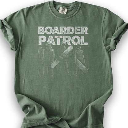 Boarder Patrol T-shirt - Moss