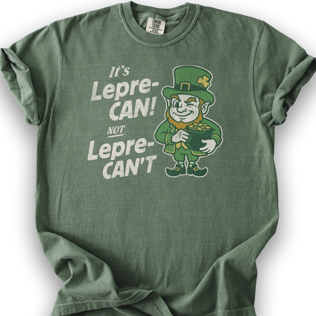 Lepre"Can" T-shirt - Moss