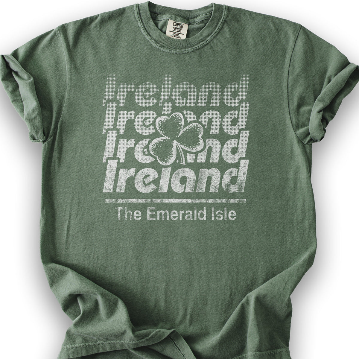 Ireland Retro Echo T-shirt - Moss