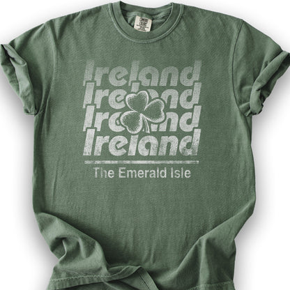 Ireland Retro Echo T-shirt - Moss