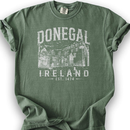 Donegal Ireland Sketch T-Shirt - Moss