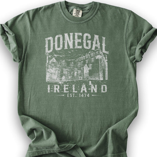 Donegal Ireland Sketch T-Shirt - Moss