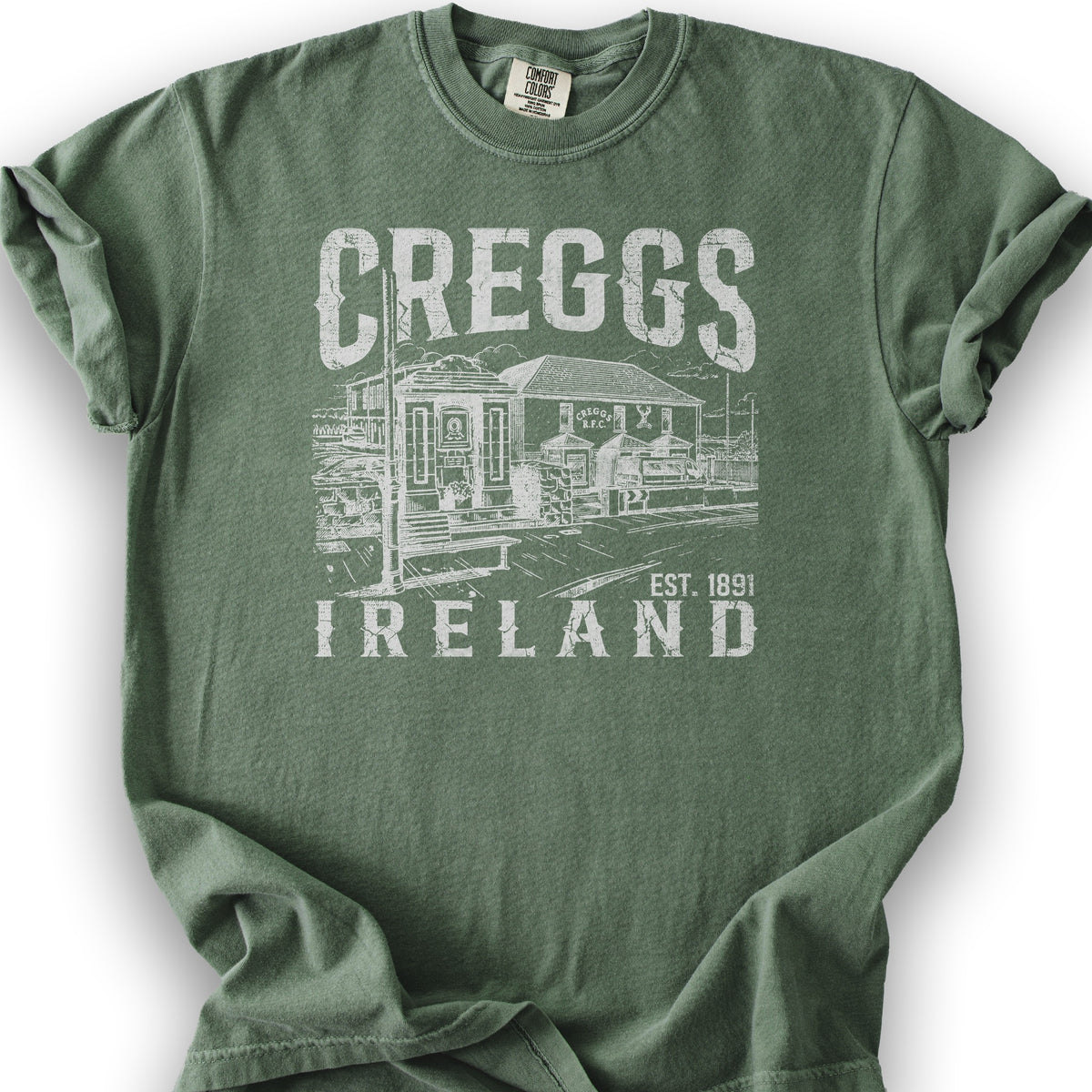 Creggs Ireland T-Shirt - Moss