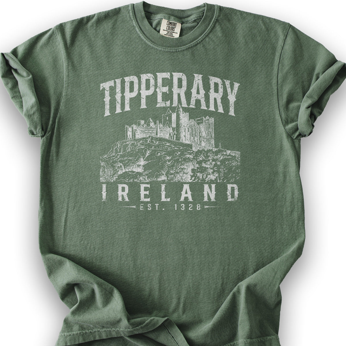 Tipperary Ireland Vintage T-Shirt - Moss