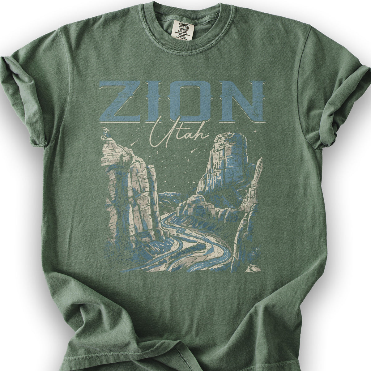 Zion Canyon T-Shirt - Moss