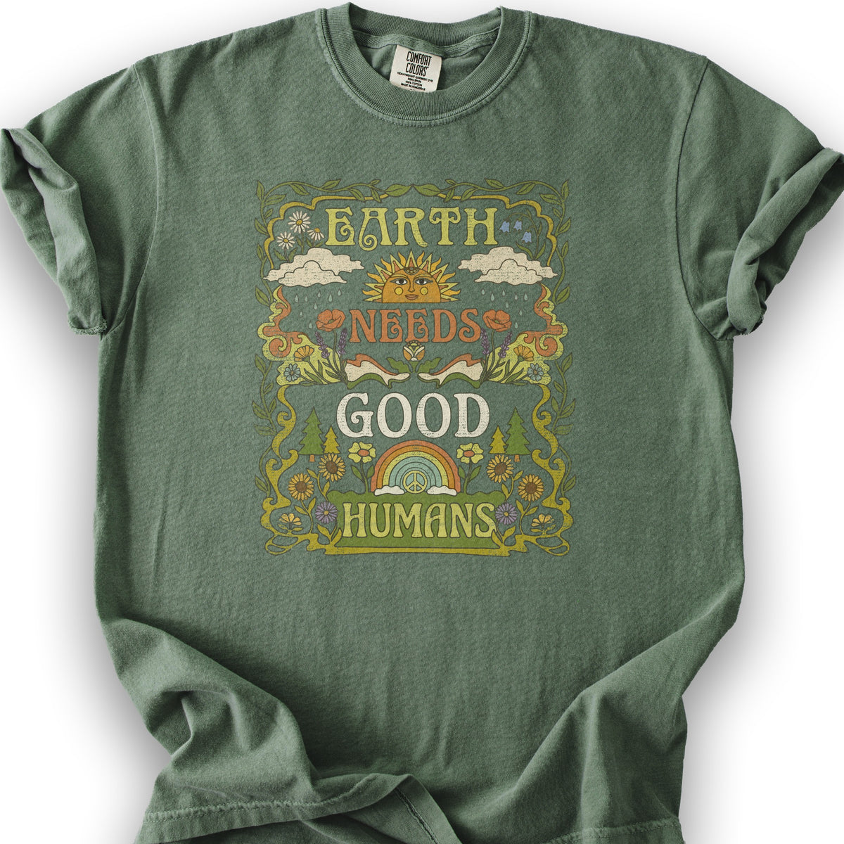 Good Humans T-Shirt - Moss