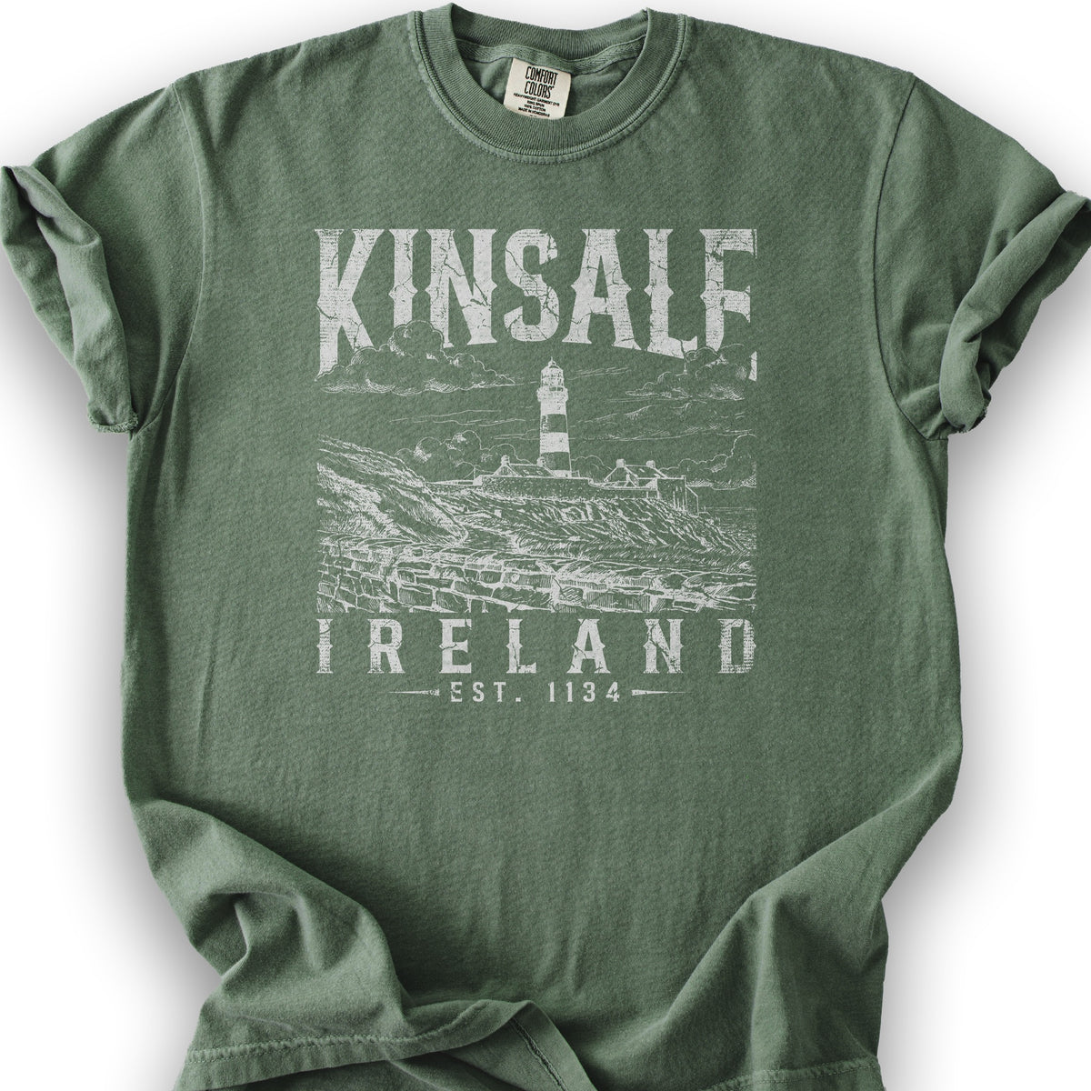 Kinsale Ireland T-Shirt - Moss