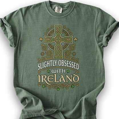 Obssessed With Ireland T-Shirt - Moss