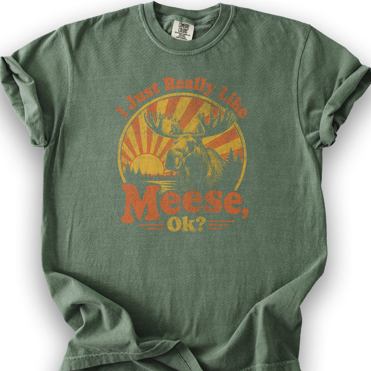 Really Like Meese T-Shirt - Moss