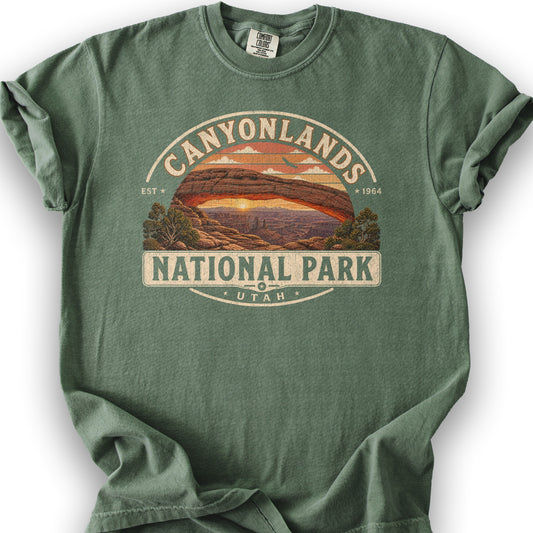 Canyonlands Medallion T-Shirt - Moss