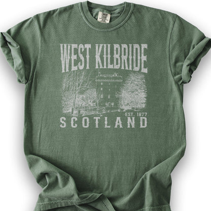 West Kilbride Sketch T-Shirt - Moss