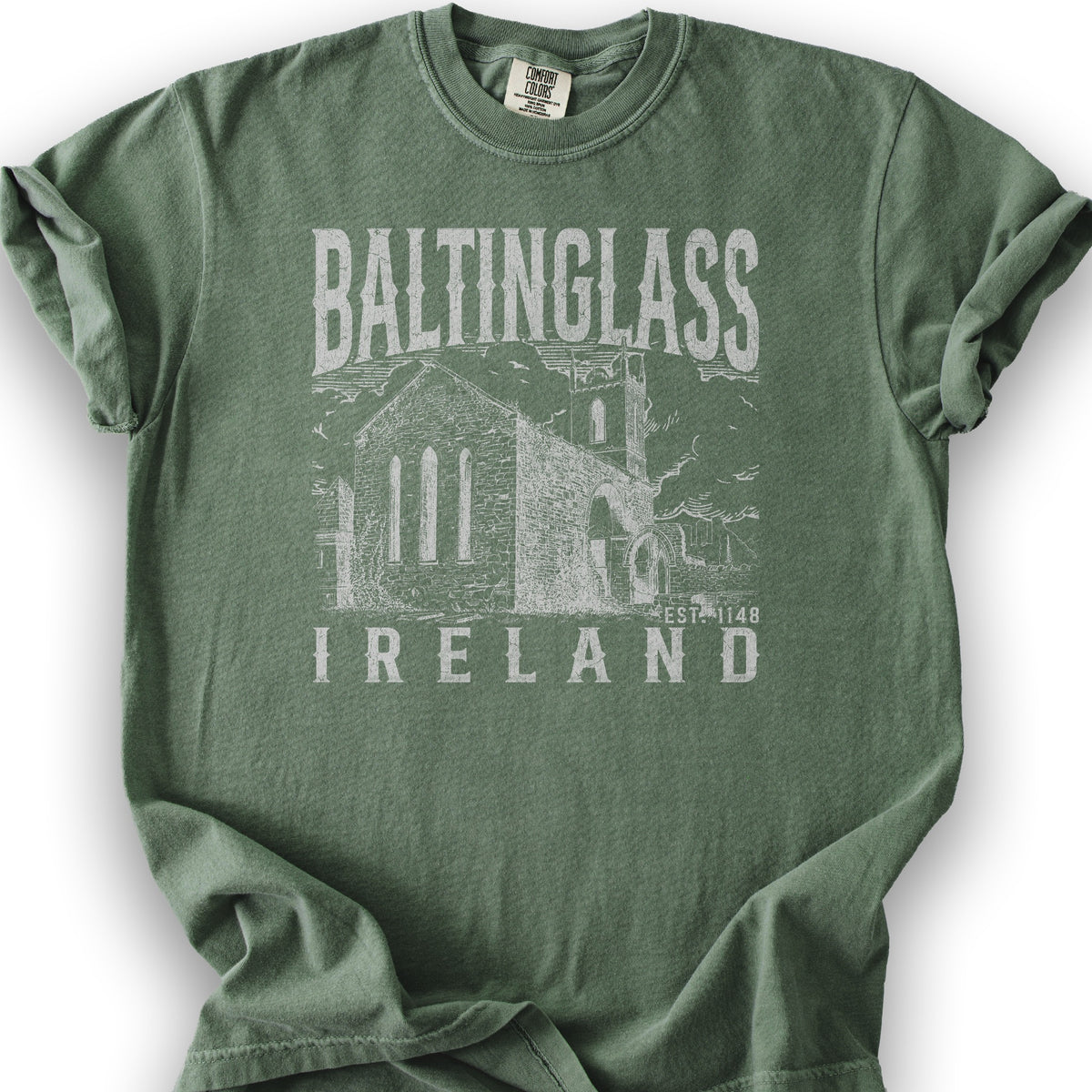 Baltinglass Ireland Sketch T-Shirt - Moss