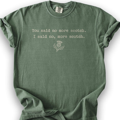 No More Scotch T-Shirt - Moss