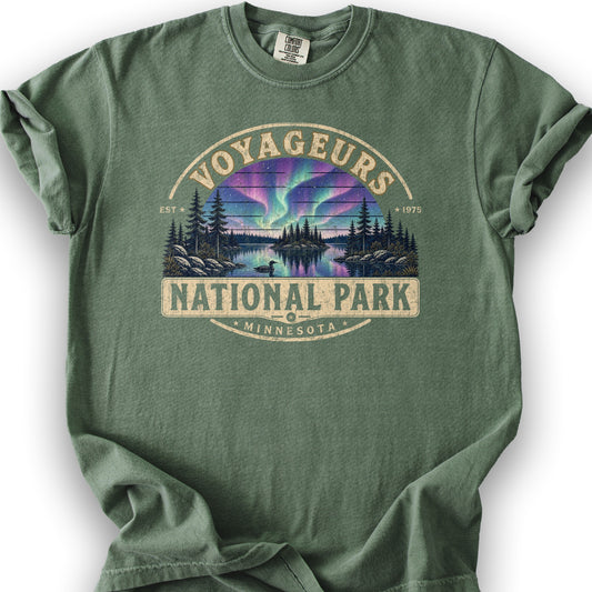 Voyageurs Medallion T-Shirt - Moss