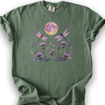Midnight Dragonfly T-Shirt - Moss