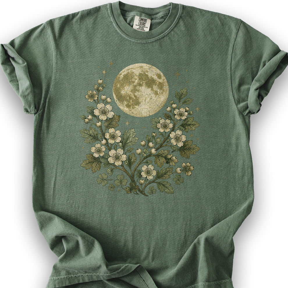 Hawthorn Moon Irish T-Shirt | Isle & Glen