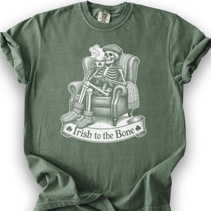 Irish Bone Tea T-Shirt - Moss