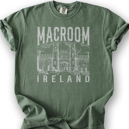 Macroom Ireland Sketch T-Shirt - Moss