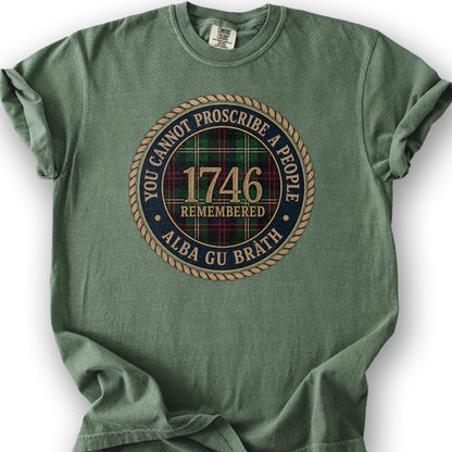 Cannot Proscribe A People T-Shirt - Moss