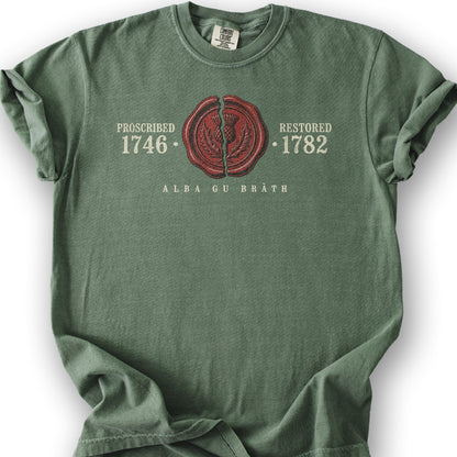 1746 Remembered Seal T-Shirt - Moss