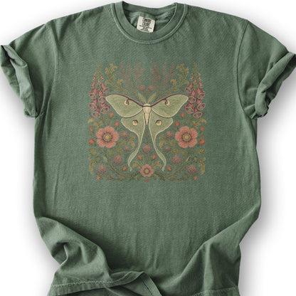 Luna Florals T-Shirt - Moss