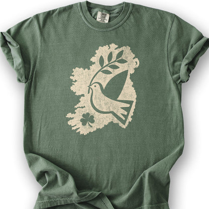 Éire Olive Branch T-Shirt - Moss
