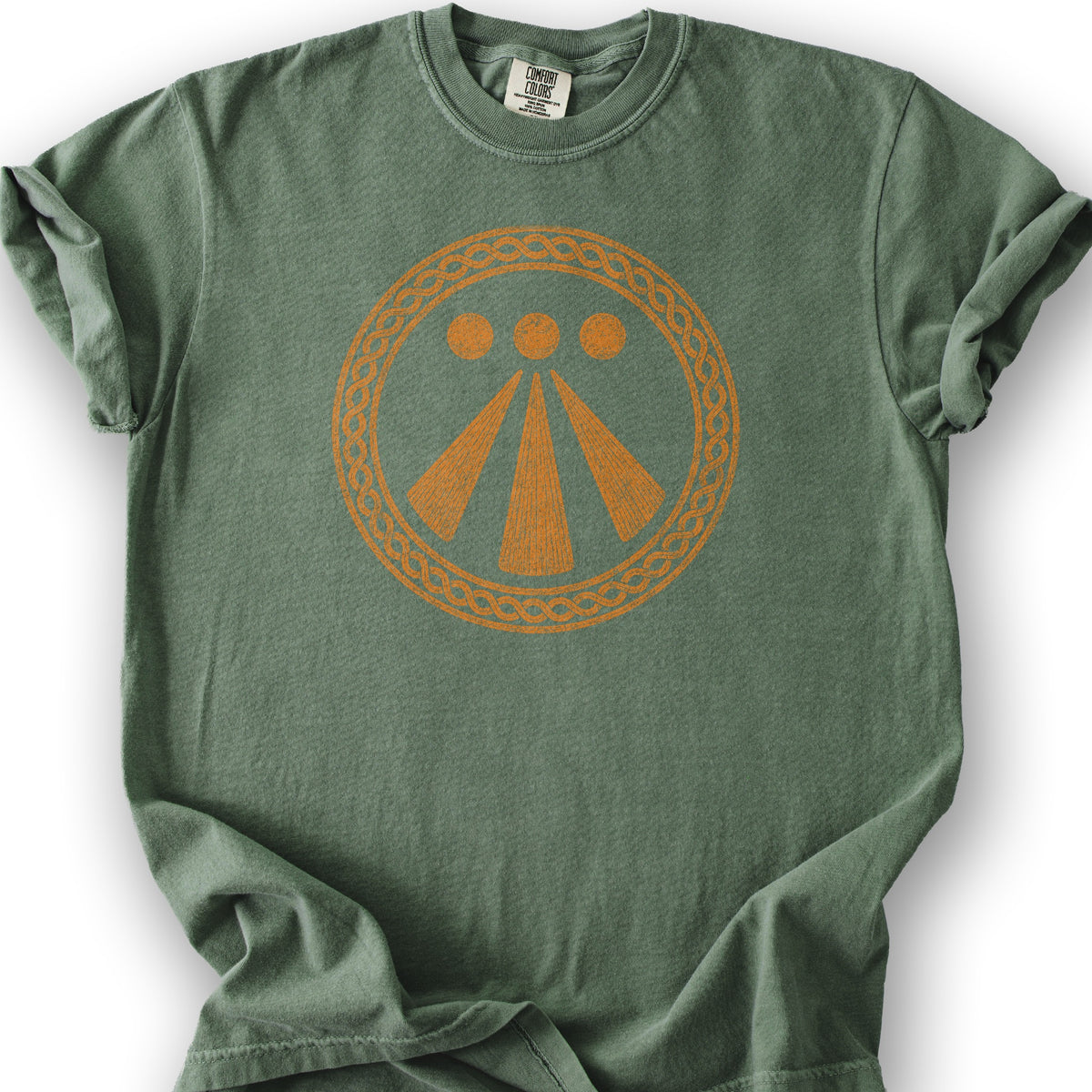 Awen Celtic Knot T-Shirt - Moss