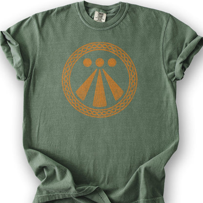 Awen Celtic Knot T-Shirt - Moss