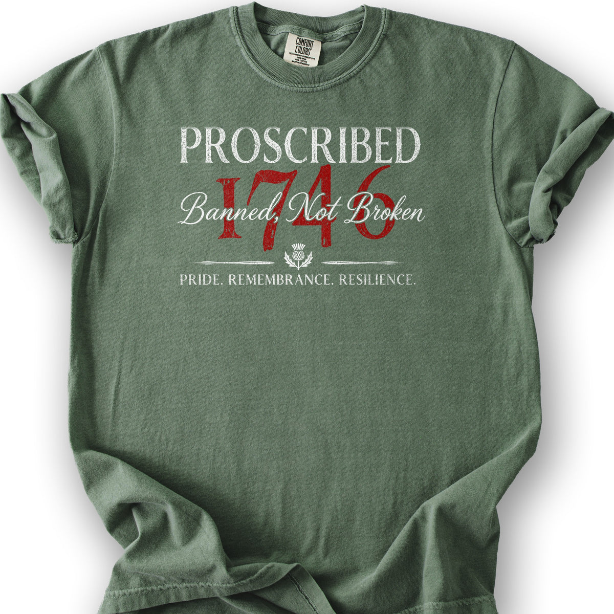 Banned Not Broken T-Shirt - Moss