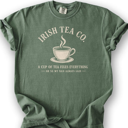 Irish Tea Company T-Shirt - Moss