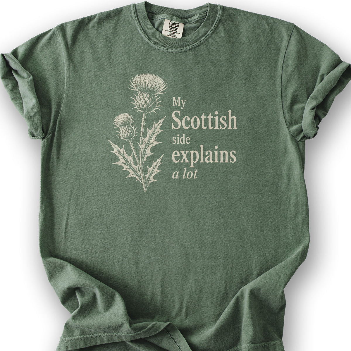 My Scottish Side T-Shirt - Moss
