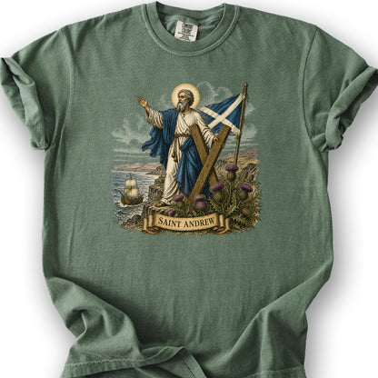 Saint Andrew T-Shirt - Moss