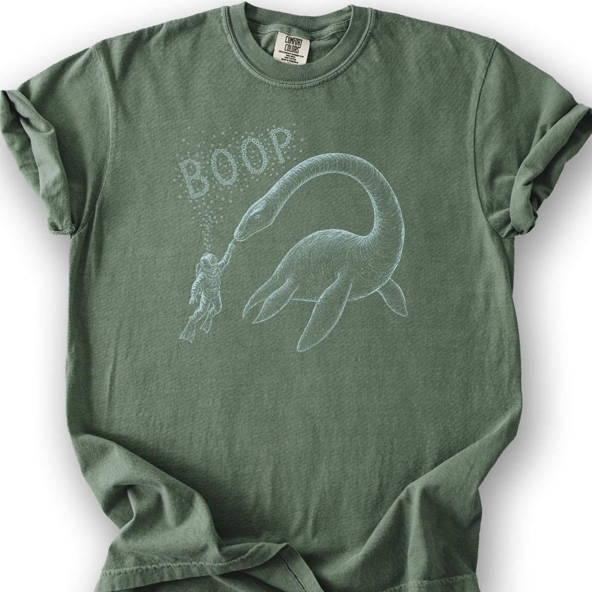 Nessie Boop T-Shirt - Moss
