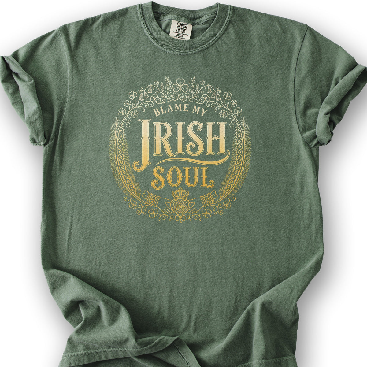My Irish Soul T-Shirt - Moss