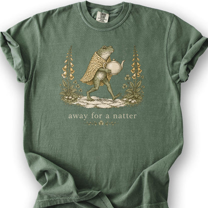 Natter Frog T-Shirt - Moss