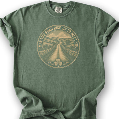 May The Road T-Shirt - Moss