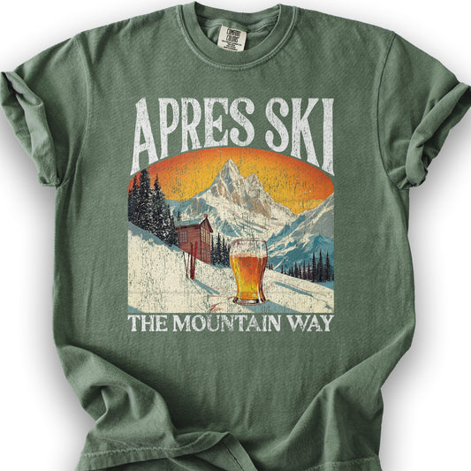 Apres Ski "Big and Bold" T-Shirt - Moss